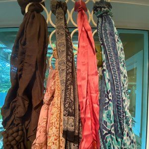 17 Beautiful Scarves and Closet Scarf Hanger